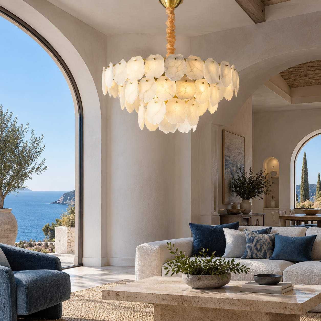 Mavrenvale Natural Mavrenvale Natural Alabaster Chandelier